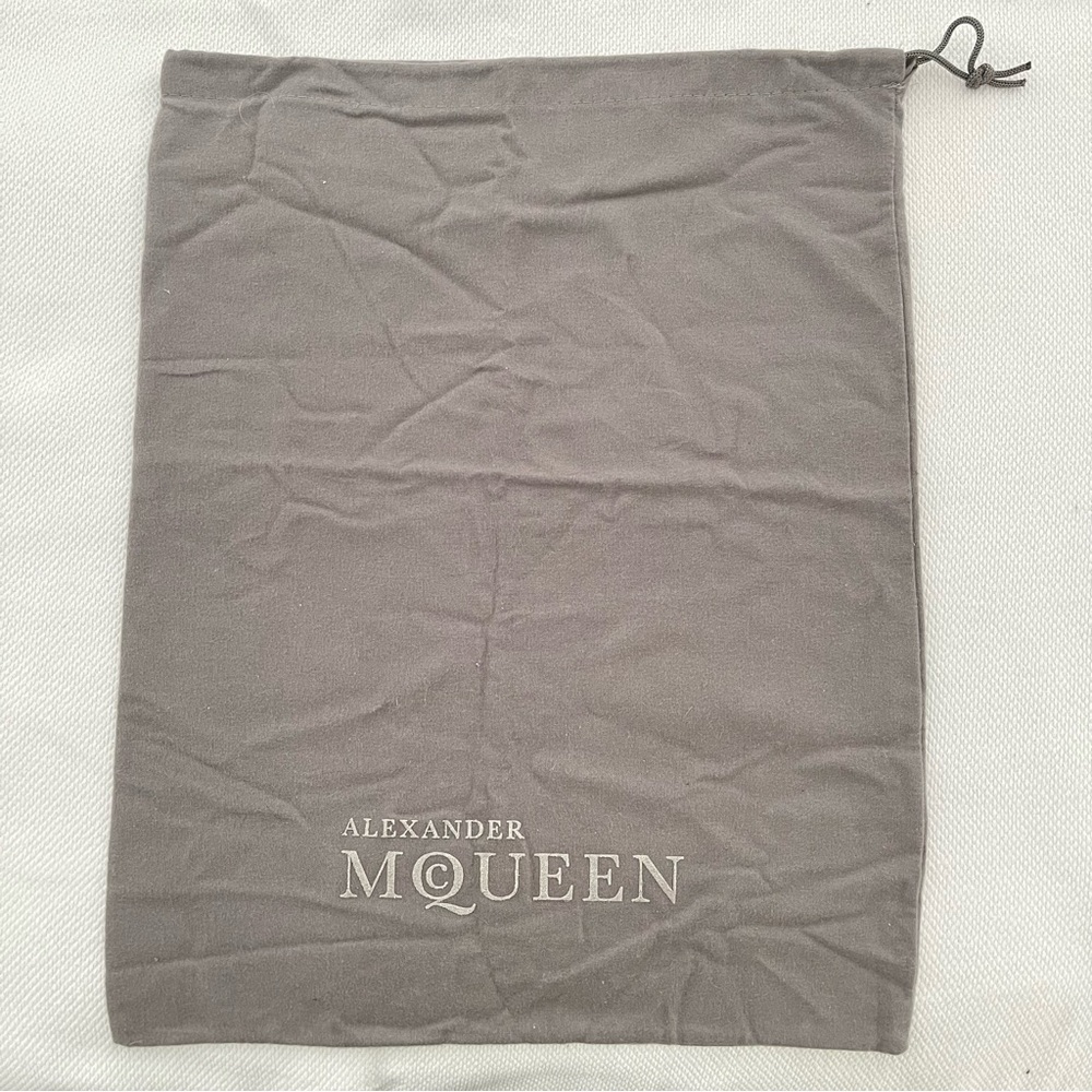 Authentic Alexander Mcqueen Drawstring Shoe Dust … - image 1